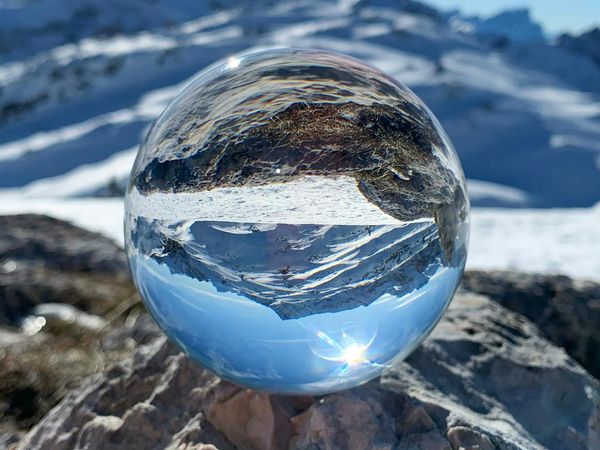 A beautiful, clear landscape view through a window, symbolizing visual clarity and rest.